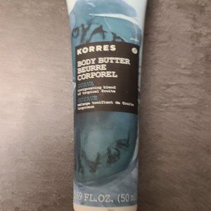 KORRES - BODY BUTTER - GUAVA - MOISTURIZING CREAM FOR DRY SKIN - 1.69 OZ